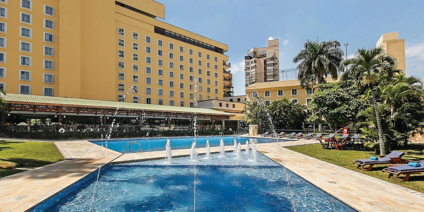Outdoor pool during the day at the selected stay.